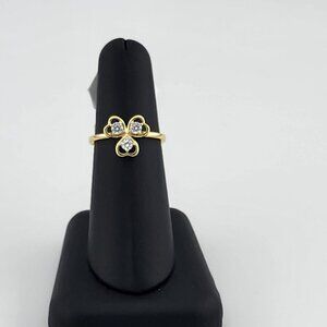 Triple Heart Ring in 925 Sterling Silver – Delicate & Shiny Finish